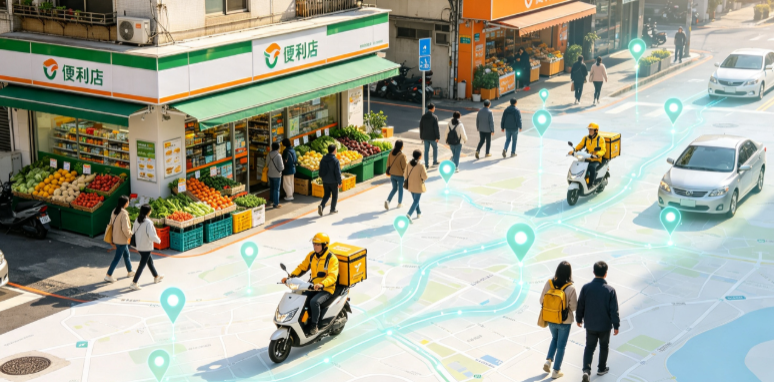 蓬莱市渗透衣食住行，GEO 地理空间技术重塑大众日常消费服务场景